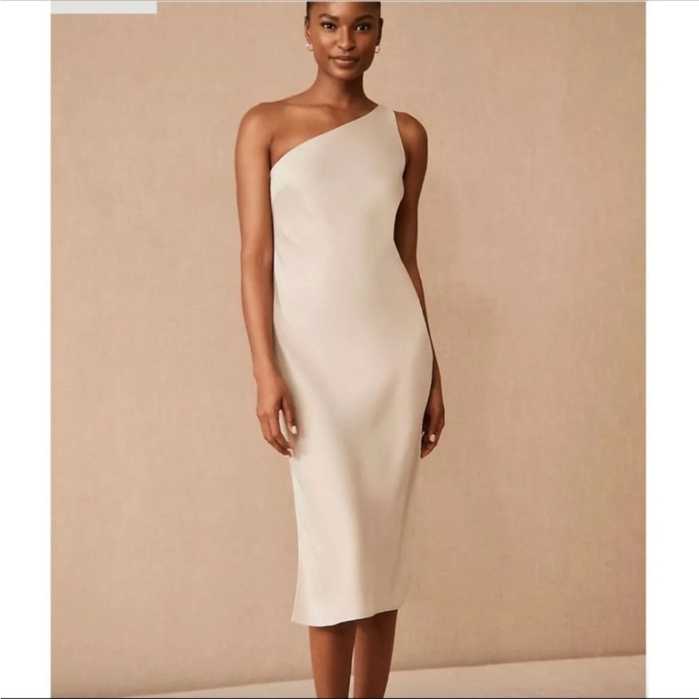 BHLDN Audrie Satin Dress Size 2